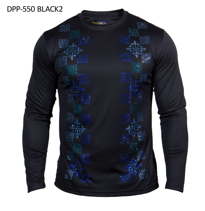 Prestige DPP-550 Black2 Crystal Long Sleeve Shirt