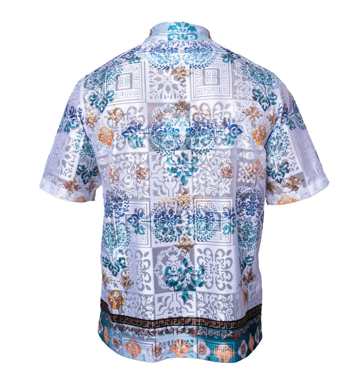Prestige LACE-617 Teal Lace Shirt