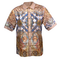 Prestige LUX-560 Khaki Lace Linen Shirt