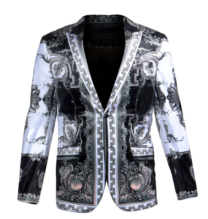 Prestige PBZ-100 Black/White Velour Blazer