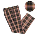 Prestige PLD-705 Brown Plaid High End Pants