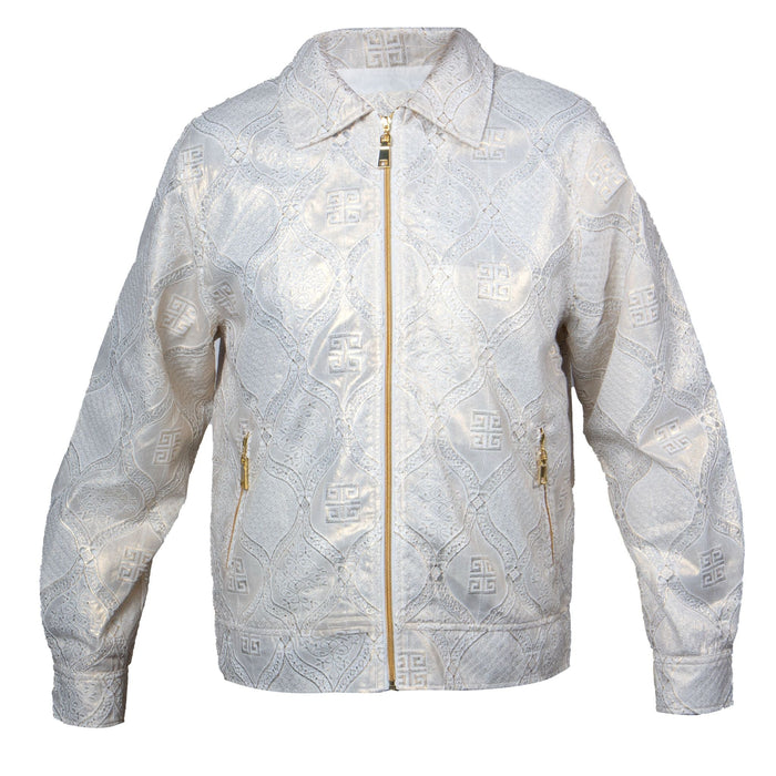 Prestige SHJ-115 White / Gold Lace Jacket