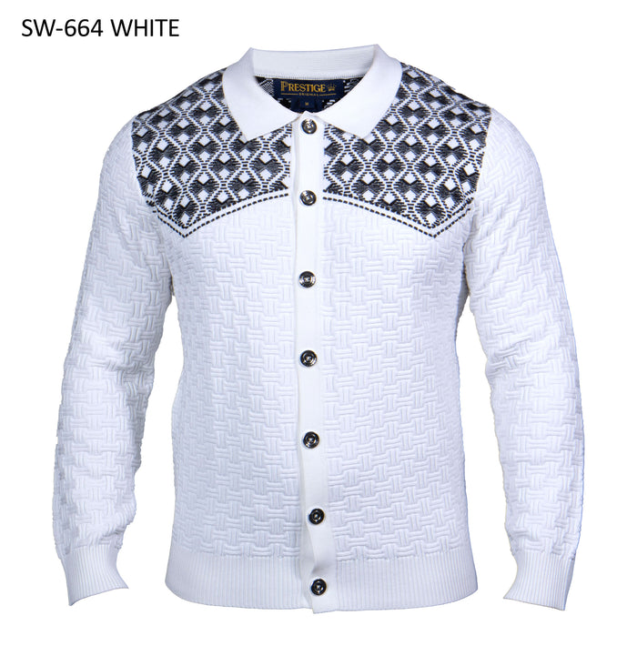 Prestige SW-664 White Sweater