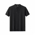 PrimeKnit Button Polo BLACK