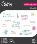 Print & Pattern Birtthday Sentiments - Clear Stamps