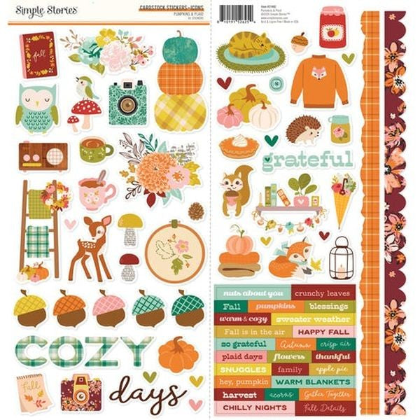 Pumpkins & Plaid - Stickers - Icons