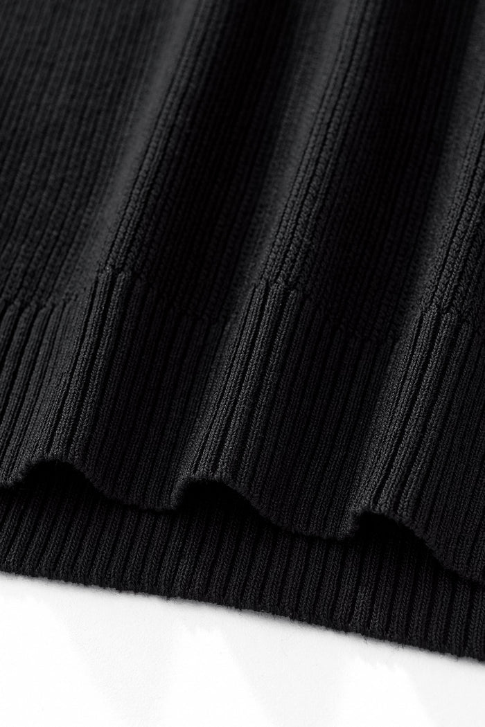Refined Motion Knit Polo BLACK