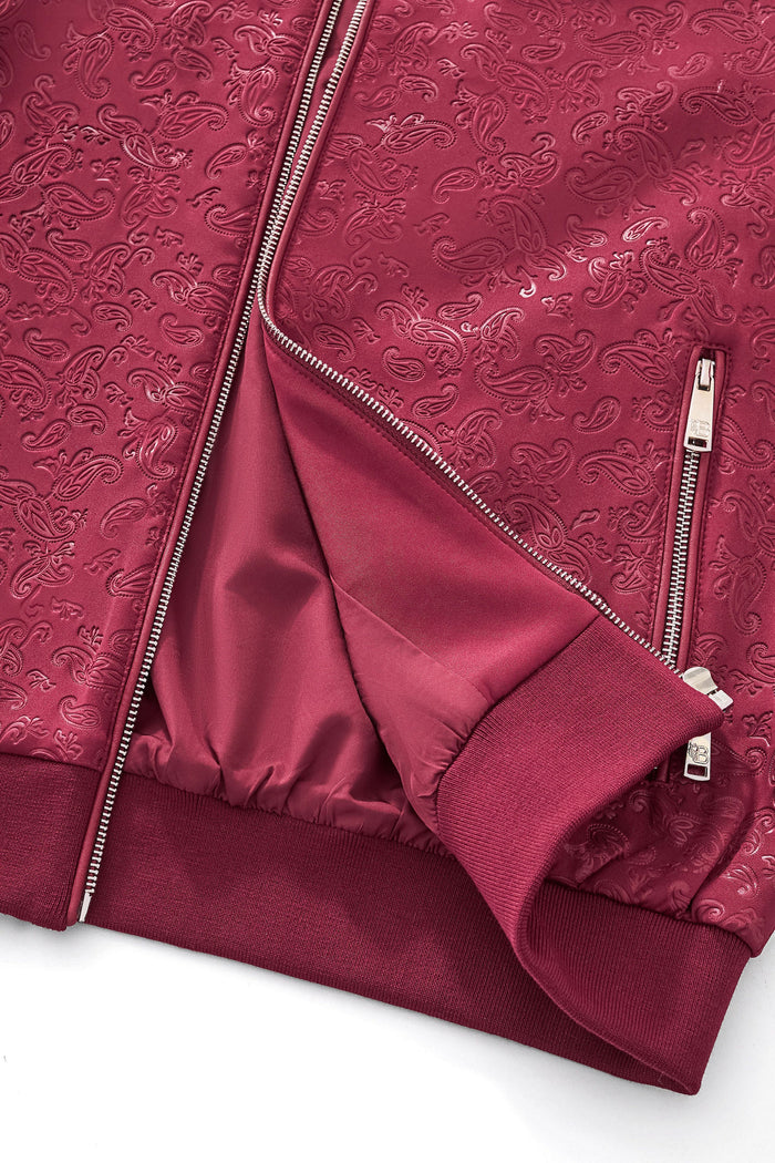 Regalia Emboss Tracksuit WINE