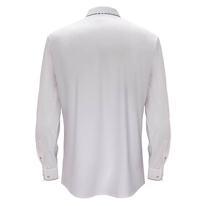 Regret Free Button-Up Shirt WHITE - Dudes Boutique