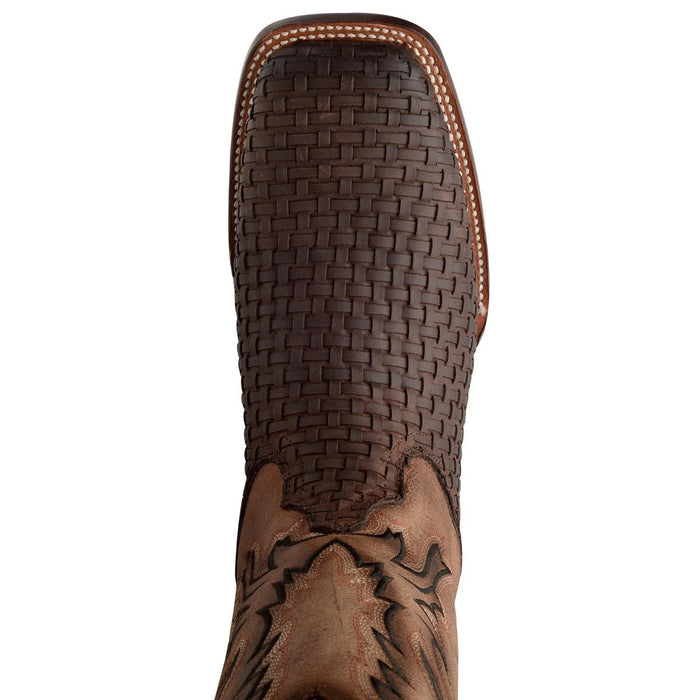 Rio Grande Bowie Petatillo Leather Square Toe Boots