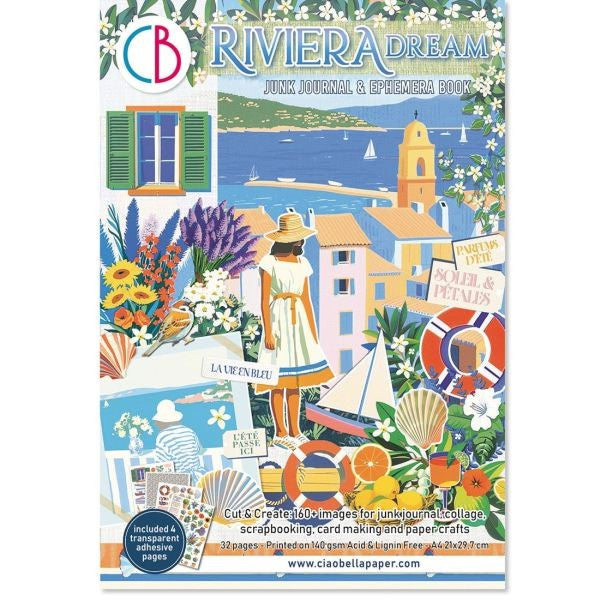 Riviera Dream - Junk Journal & Ephemera Book