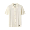Riviera Mesh Knit SS Shirt IVORY