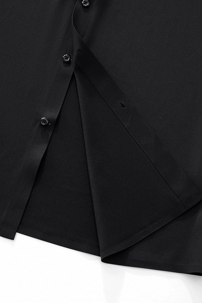Rose Éclat Emboss Shirt BLACK