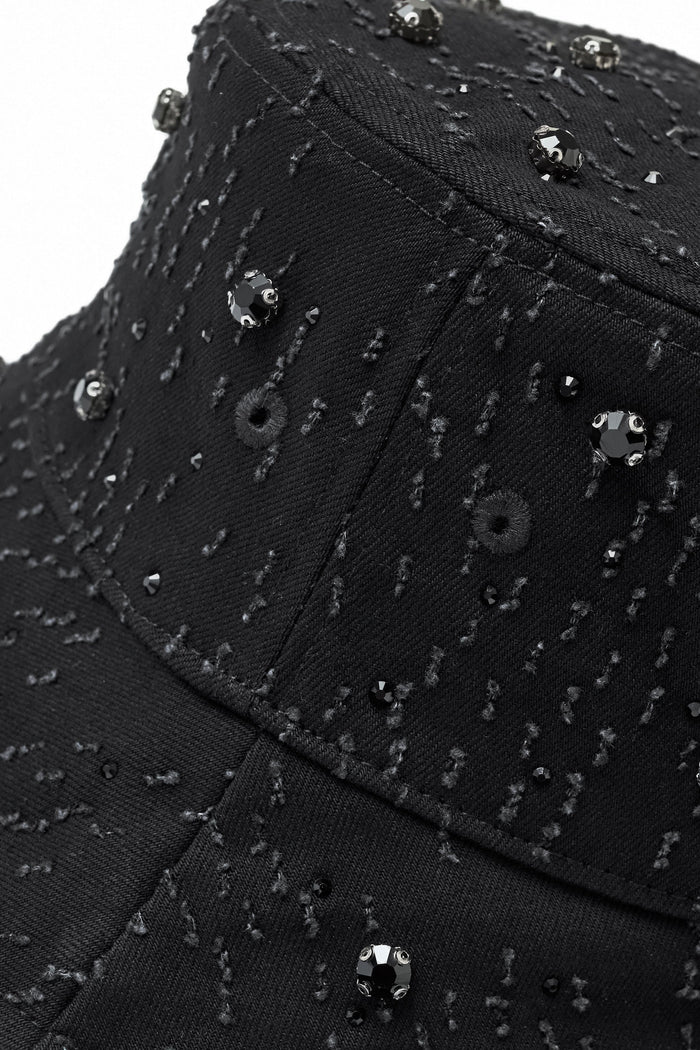 Sanctum Cross Denim hat - Century Penthouse BLACK/BLACK