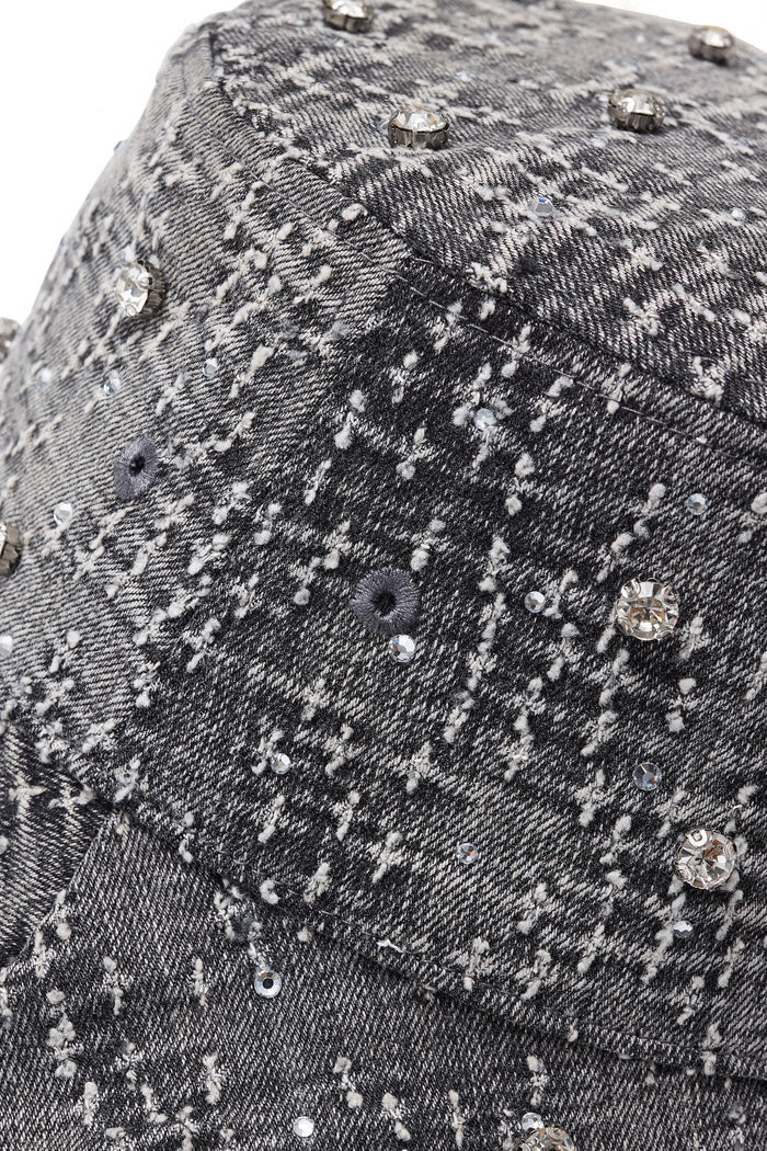 Sanctum Cross Denim hat - Century Penthouse GREY