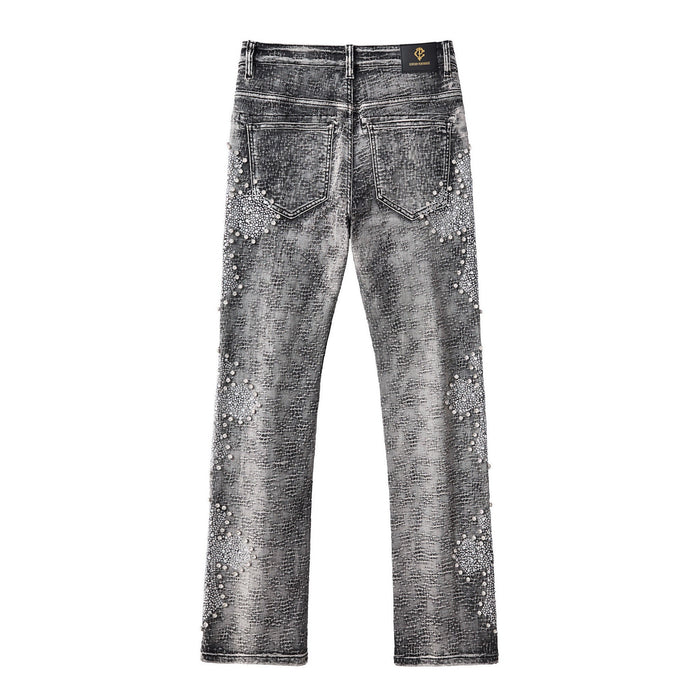 Sanctum Cross Denim Pant – Century Penthouse GREY