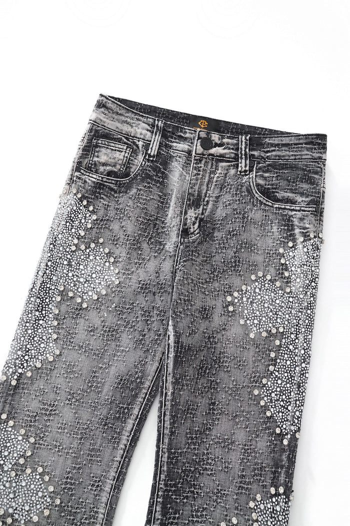 Sanctum Cross Denim Pant – Century Penthouse GREY
