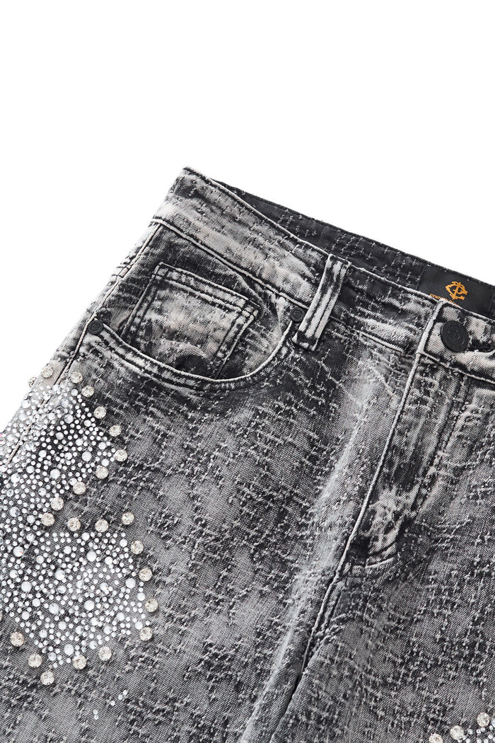 Sanctum Cross Denim Pant – Century Penthouse GREY