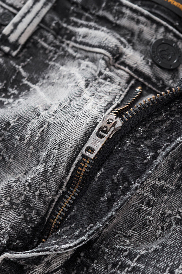 Sanctum Cross Denim Pant – Century Penthouse GREY