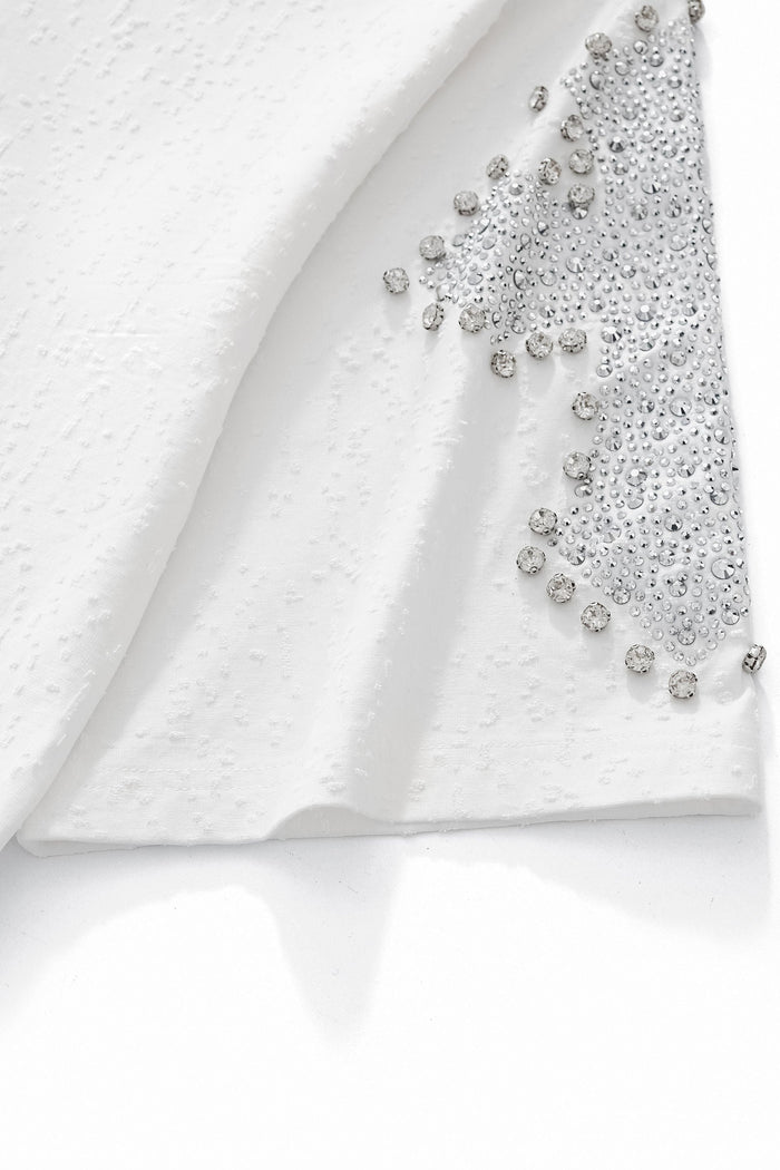 Sanctum Cross Short Set – Century Penthouse WHITE/SILVER
