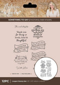 Sara Signature Antique Lace - Clear Stamps - Banners & Heartfelt Sentiments