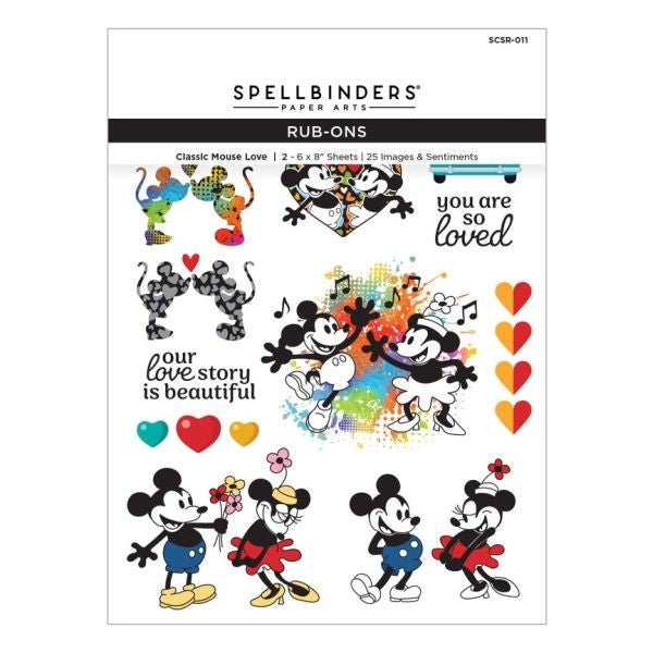 Say Cheese Classic Mouse - Love Rub Ons