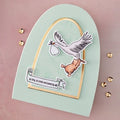 Say Cheese Classic Pooh - Hello Baby Stamp & Die Bundle