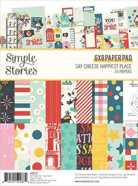 Say Cheese Happiest Place - 6x8 Paper Pad