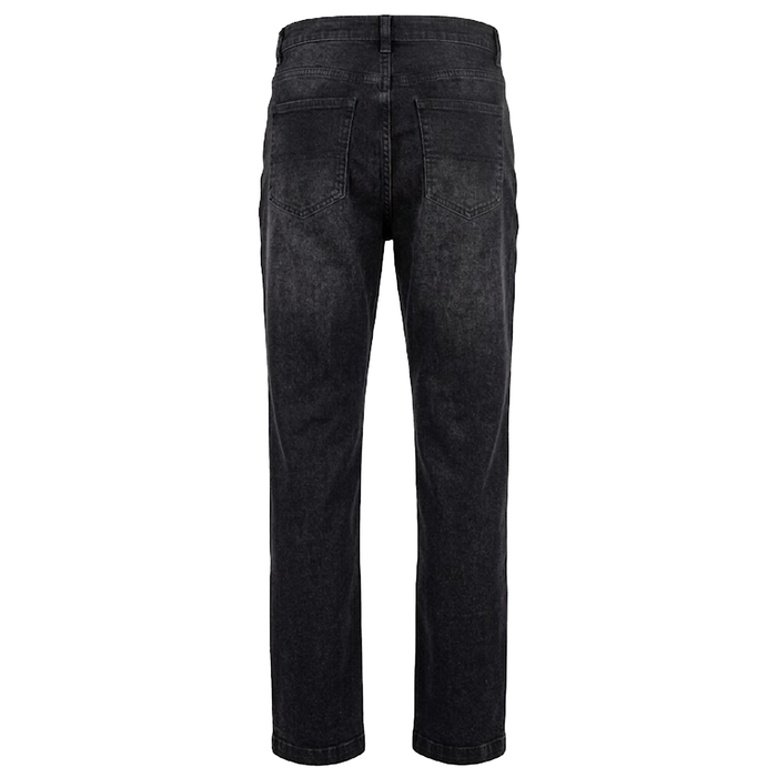 SBO Black Snap Hem Denim Jeans