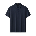 Seamless Check Texture Polo NAVY