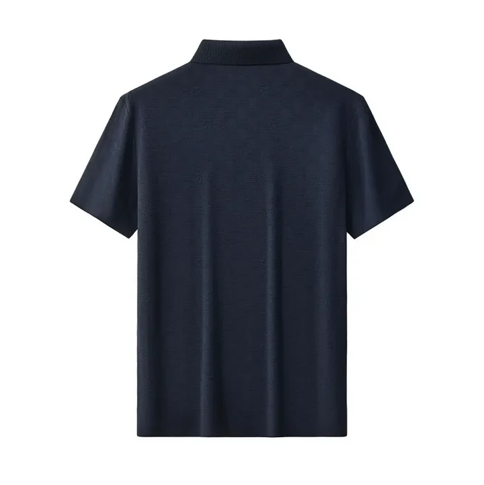 Seamless Check Texture Polo NAVY