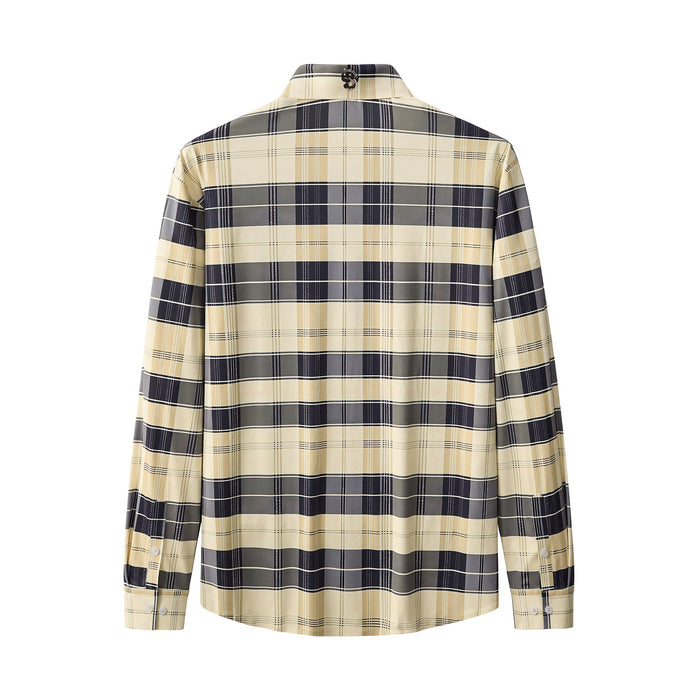 Seamless Classic Plaid Shirt – El Baron KHAKI