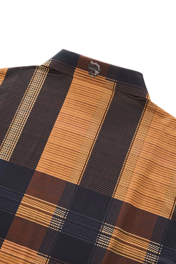 Seamless Plaid Stripe Shirt – El Baron CARAMEL