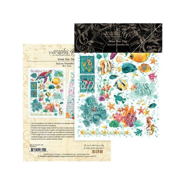 Seas the Day -- Rub On Transfers