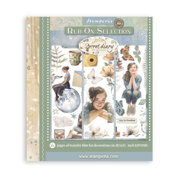 Secret Diary - Rub On Selection