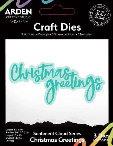 Sentiment Cloud Series - Dies - Christmas Greetings
