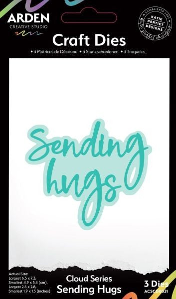 Sentiment Cloud Series - Sending Hugs - Dies