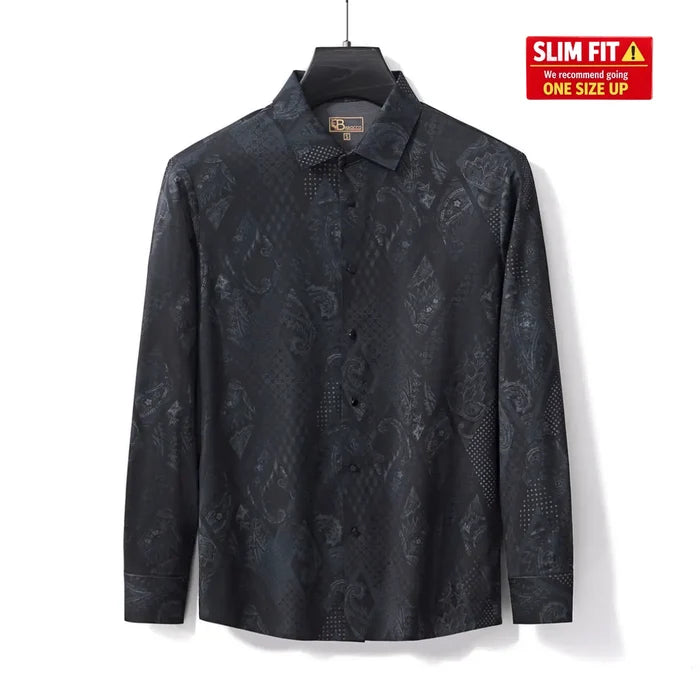 Shadow Bloom Stitchless LS Shirt BLACK