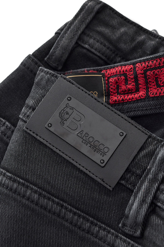 Shadow Coated Denim BLACK