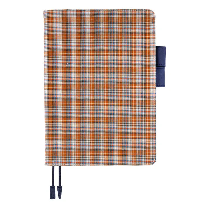 Shirt Fabric: Brownie Plaid [Hobonichi Cousin (A5) Techo Cover] (Cover Only)