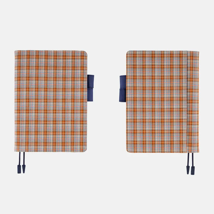 Shirt Fabric: Brownie Plaid [Hobonichi Cousin (A5) Techo Cover] (Cover Only)
