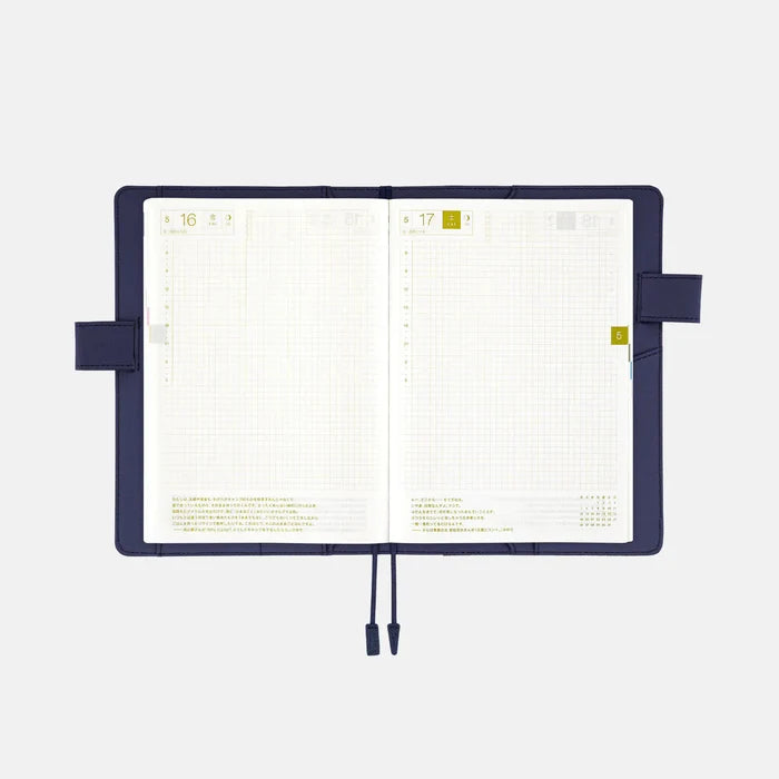 Shirt Fabric: Brownie Plaid [Hobonichi Cousin (A5) Techo Cover] (Cover Only)