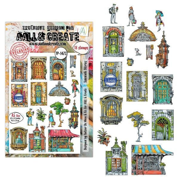 Sidewalk Stories - Clear Stamps