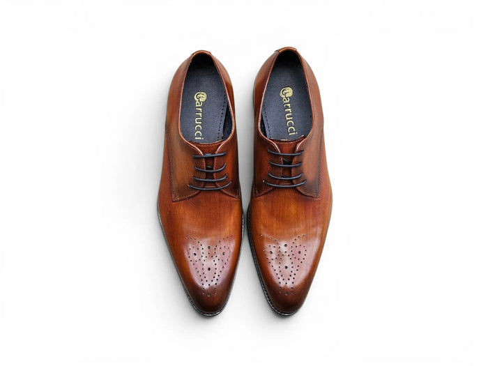 Signature Burnished Lace-up Derby