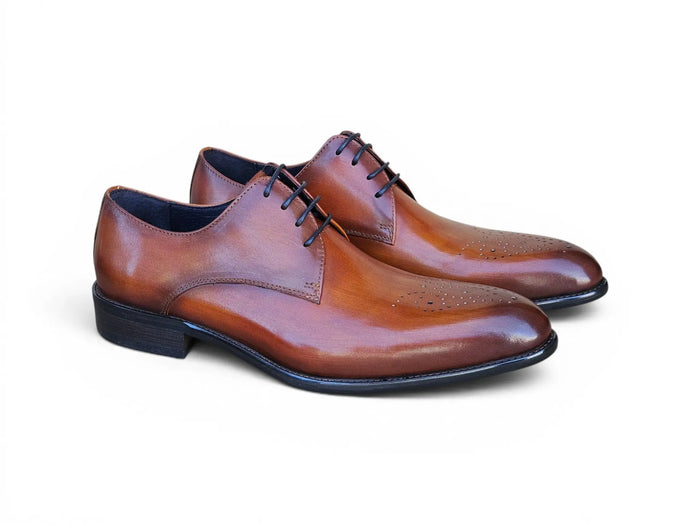 Signature Burnished Lace-up Derby