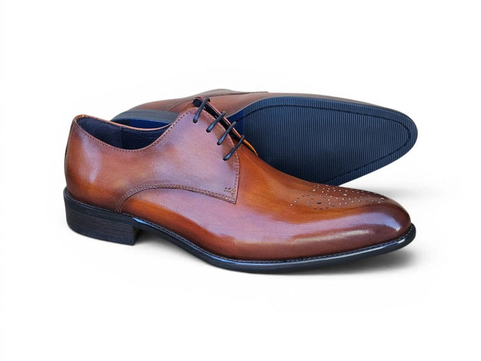 Signature Burnished Lace-up Derby