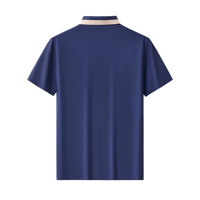 Signature Trim Performance Polo – El Baron NAVY