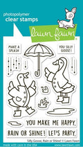 Silly Goose:  Rain or Shine! - Clear Stamps