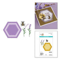 Simple Vintage Lavender Fields  - Hexagons Dies