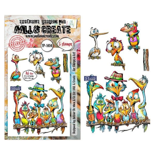 Sir Chirps-A-Lot - Clear Stamps